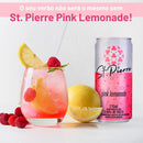 Kit 6x Refrigerante St Pierre Pink Lemonade Lata 270ml