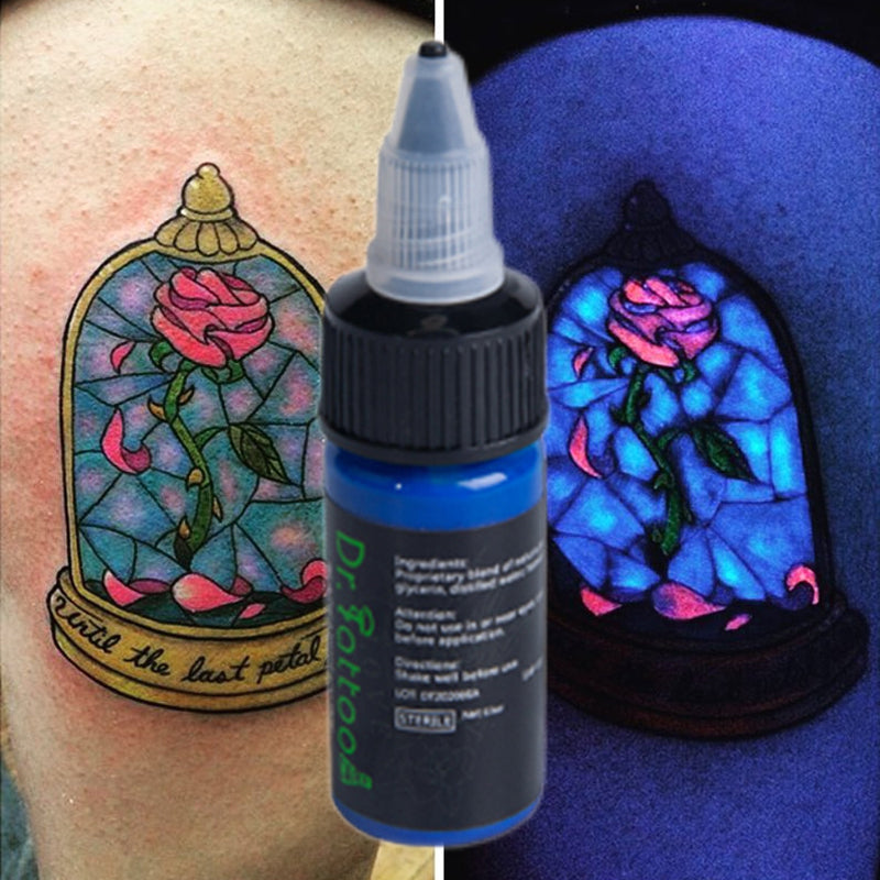 Tinta Dr. Tattoo Vermelho Fluorescente 15ml