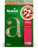 4x Aveia Em Flocos Orgânica Aeuln Native 250G