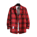 Camisa Social Xadrez Luck Co. Vermelho