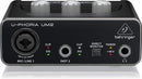 Interface de Áudio Behringer U-Phoria UM2