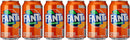 Pack 6x Fanta Laranja Lata 350ml