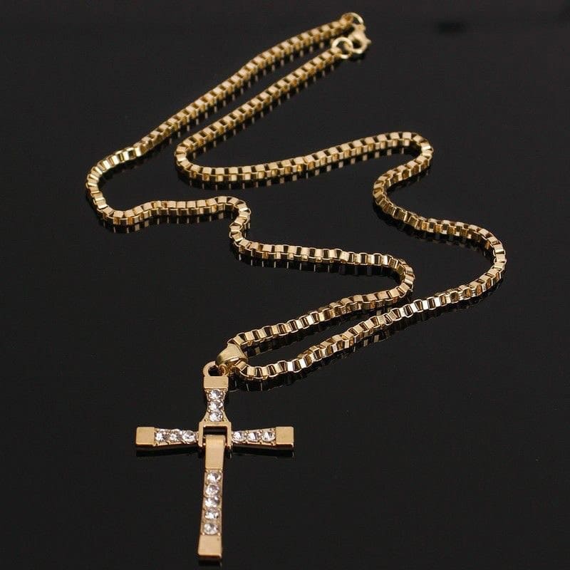 CÓLAR CLASSIC DOMINIC TORETTO CRUZ - Prata"Dourado