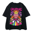 CAMISETA CREATURE CAT CUTE