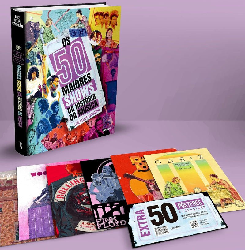 Os 50 maiores shows da história da música + 50 Pôsteres EXCLUSIVOS