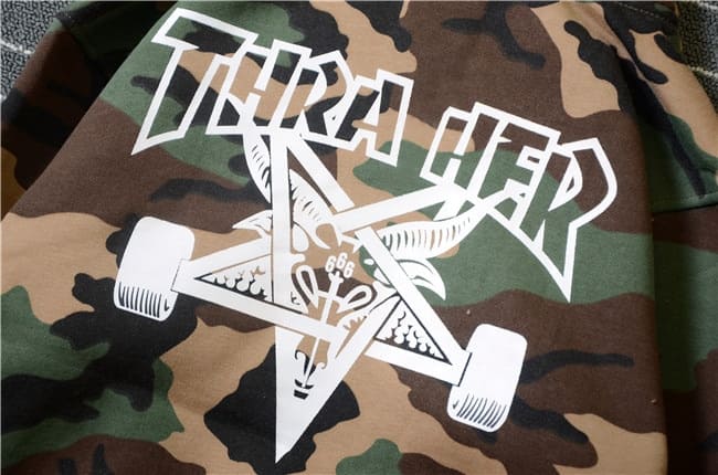 MOLETOM C/ CAPUZ THRASHER CAMUFLADO Limited