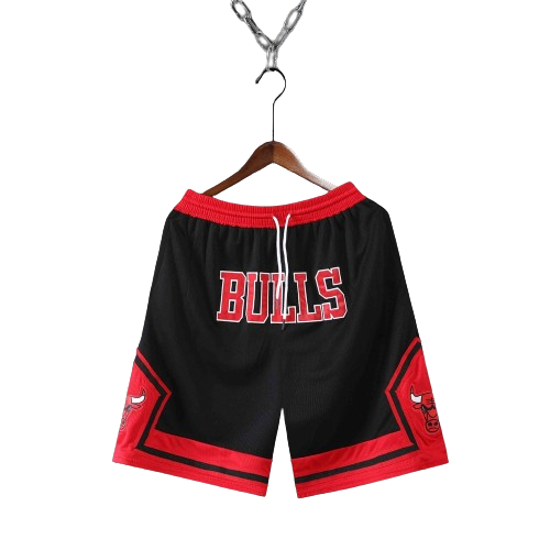 Calção NBA Chicago Bulls - Preto Plus Size