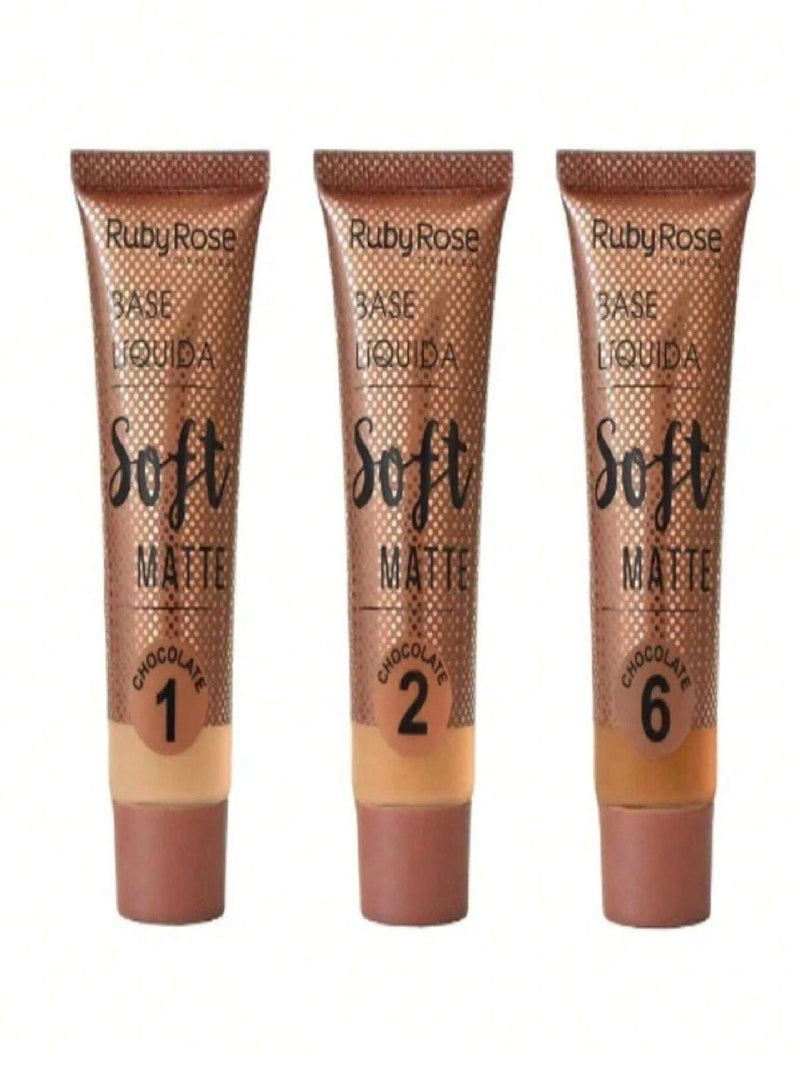 Base Soft Matte Tons Chocolate Ruby Rose