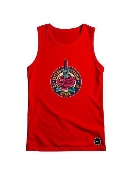 Regata TSM Cavada Brave Tattoo - Vermelha