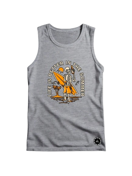 Regata TSM Cavada Life If Better In The Summer - Cinza