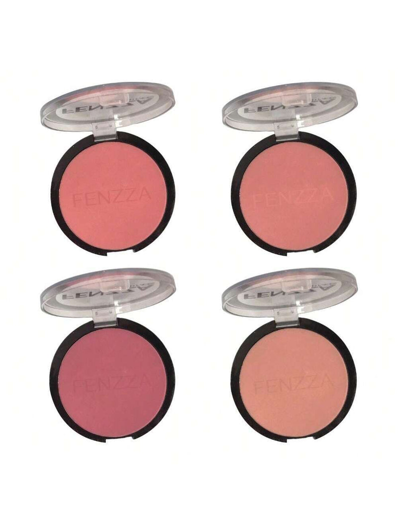 Blush em Pó Compacto Facial Faces Fenzza Rosa Coral