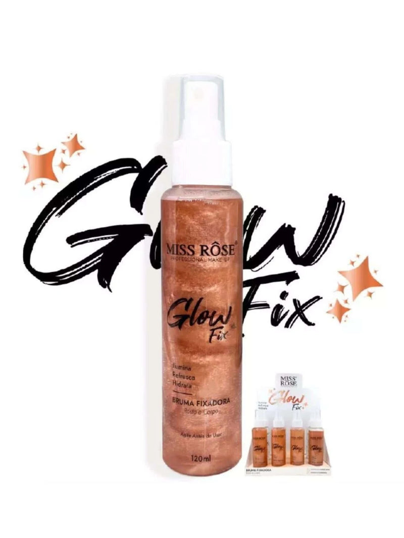 Bruma Facial Fixadora Iluminadora Miss Rose 120ml