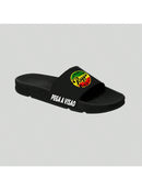 Chinelo Slide Pega A Visão Reggae - Preto