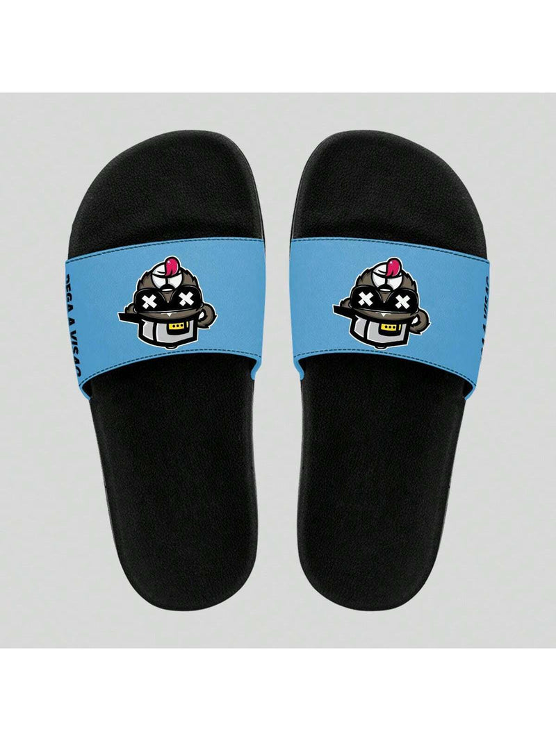 Chinelo Slide Pega A Visão Bear - Azul