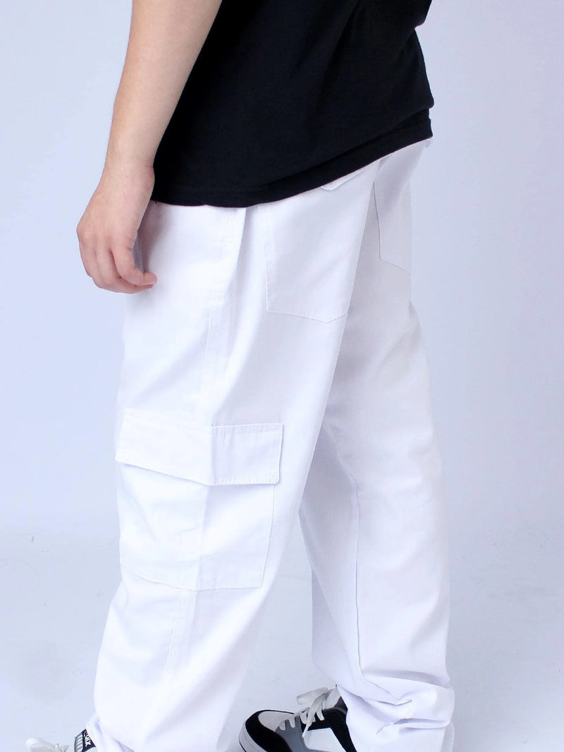 Calça Hilf Cargo Branca Sarja