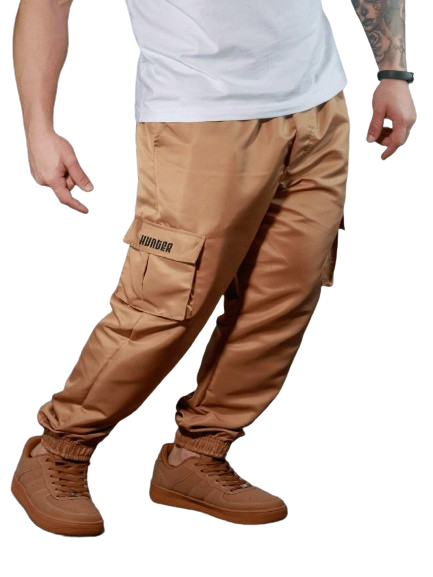 Calça Cargo Jogger Hunter Bege