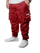 Calça Cargo Jogger Hunter Bordô