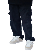 Calça Cargo Myself Preto Sarja Skate