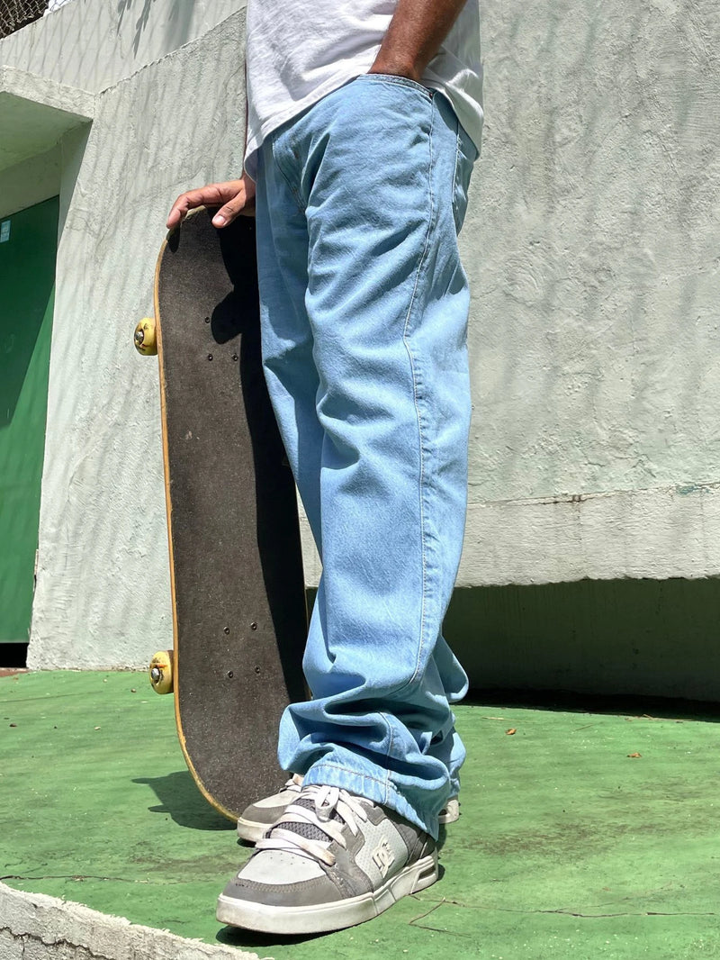 Calça Dazz Over Jeans Balão Azul