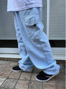 Calça Jeans Dazzling Cargo Balão Azul