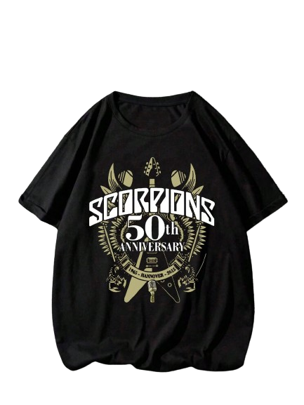 Camiseta Scorpions 50th 1965-Hannover-2015