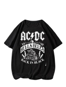 Camiseta AC/DC Hells Bells Back in Black - Preta