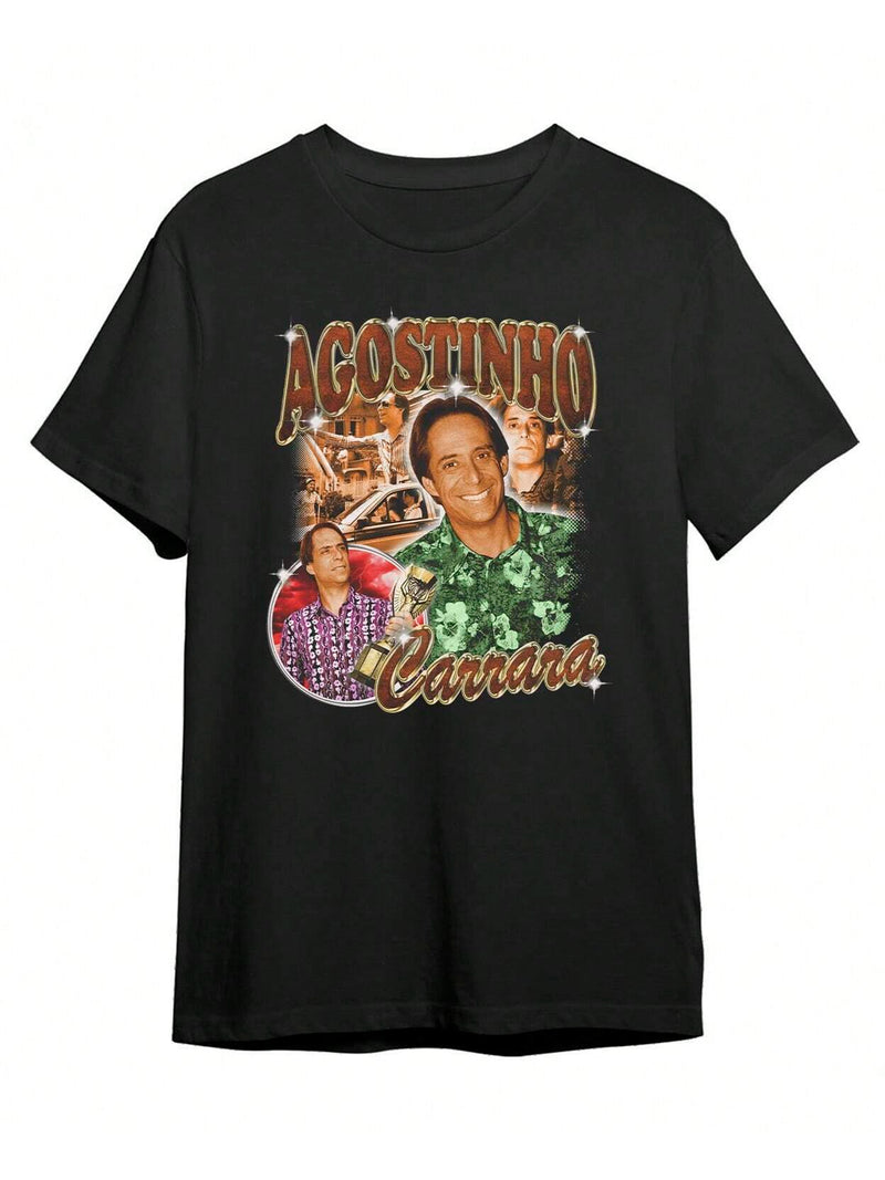 Camiseta Oversize Agostinho Carrara II - Preto
