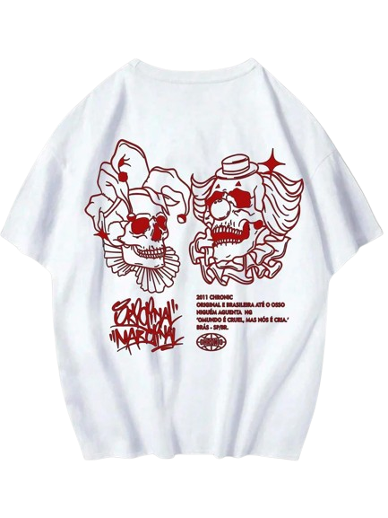 Camiseta Chronic Death Clowns - Branco