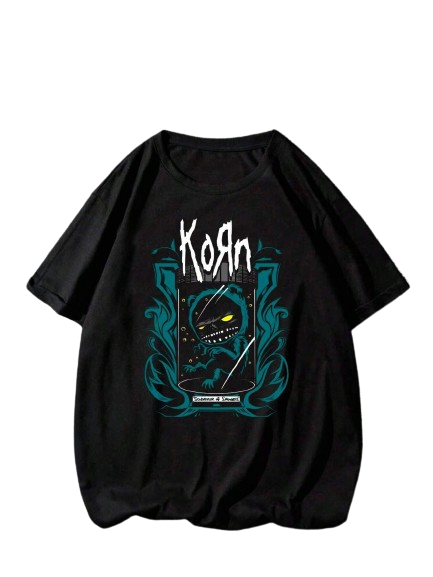 Camiseta Korn V - Preta