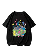 Camiseta Korn Parque - Preta