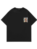 Camiseta Oversize Today's Strugle - Preto