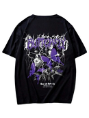 Camiseta Oversize Butterfly - Preto
