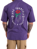 Camiseta Oversize Always & Forever - Roxo
