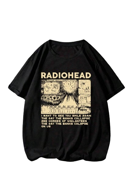Camiseta Radiohead See - Preta