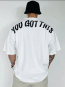 Camiseta Oversized You Got This - Branco