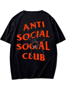 Camiseta Anti Social Club Aranha - Preto