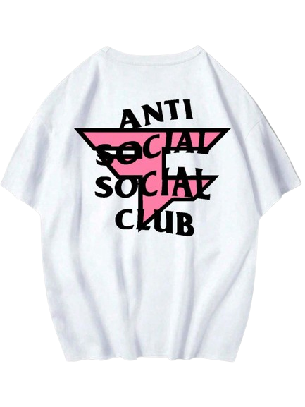 Camiseta Anti Social Club FS - Branco