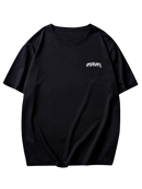 Camiseta Oversize Esqueleto - Preto - P ao G3