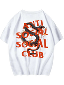 Camiseta Anti Social Club Snake Fire