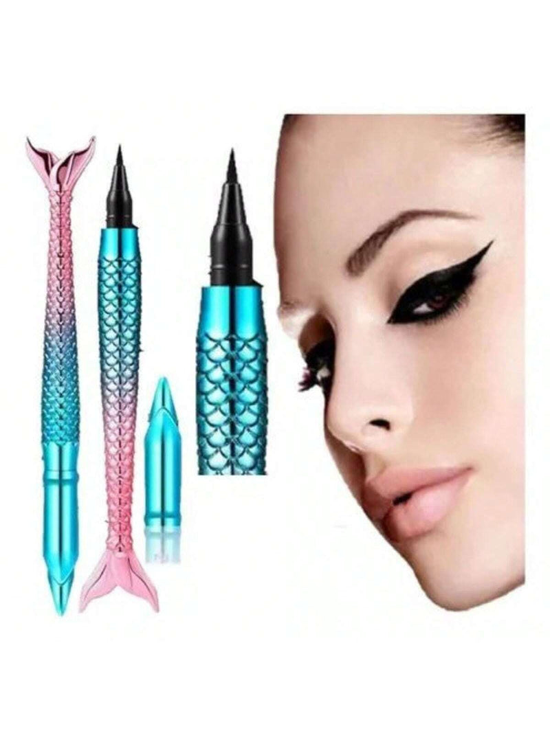 Caneta Delineadora Olhos Preto Cauda Sereia