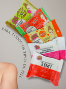 Lenço Demaquilante Limpeza Facial Super Poderes Pacote com 25 Folhas 3 em 1