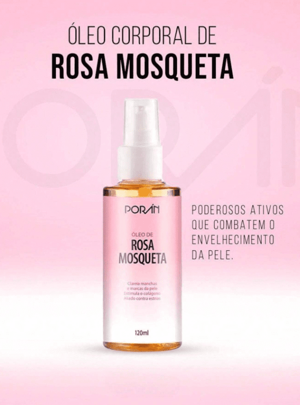 Óleo Corporal de Rosa Mosqueta 120ml Porán