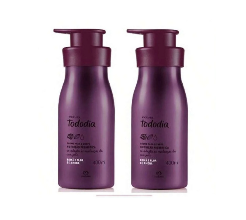 Kit 2x Natura Hidratante Corporal Tododia Com Frasco Dosador 400ml
