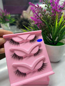 Cartela Cílios Postiços Gatinho 3 Pares SL12 Amor Anjo