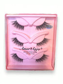Cartela Cílios Postiços Gatinho 3 Pares SL12 Amor Anjo