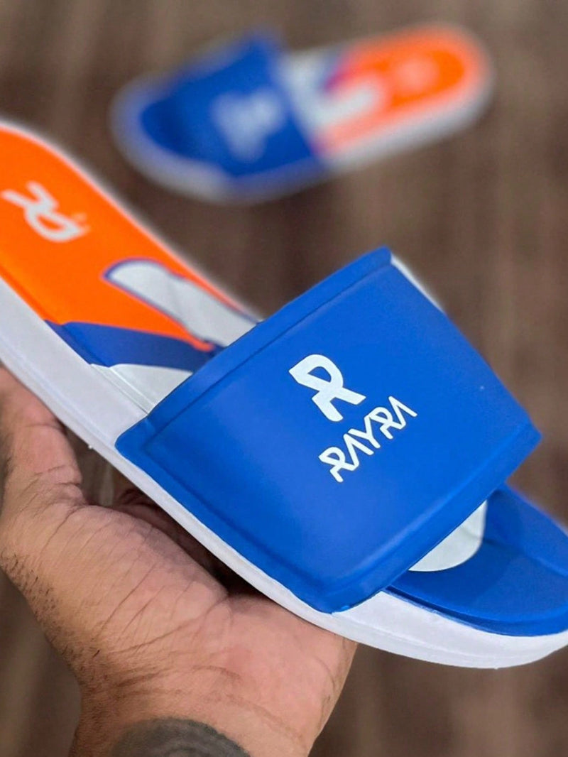 Chinelo Slide Rayra Confort Azul