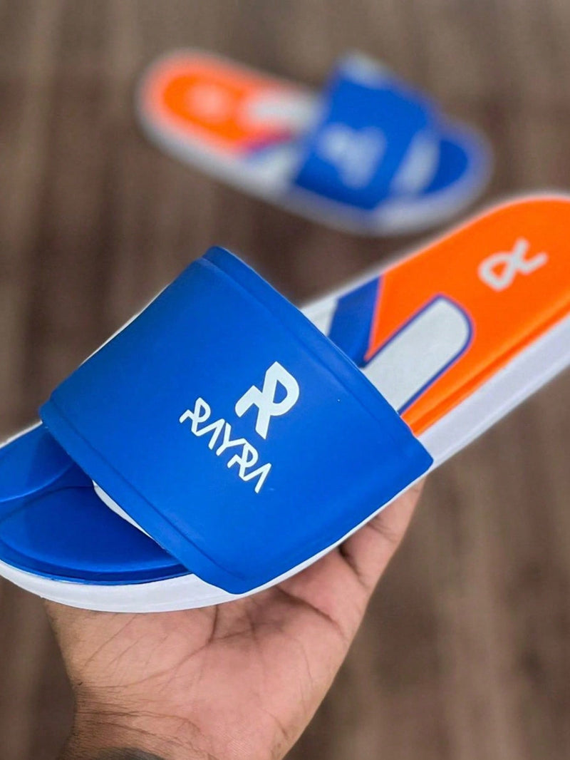 Chinelo Slide Rayra Confort Azul