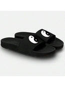 Chinelo Slide Ying Yang - Preto