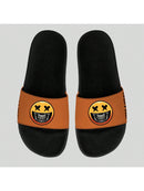 Chinelo Slide Pega A Visão Yellow Skull - Laranja