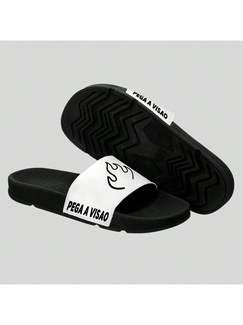 Chinelo Slide Pega A Visão Fire - Branco